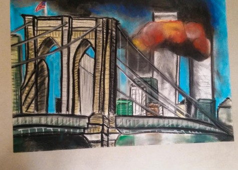 The Brooklyn Bridge by senior Eva Zaydman.