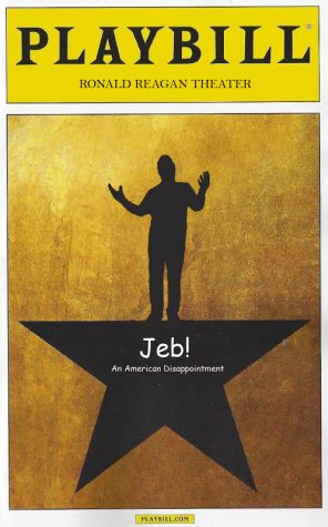 Jeb! An American Disappointment is a full parody of Hamilton, the Broadway show.
