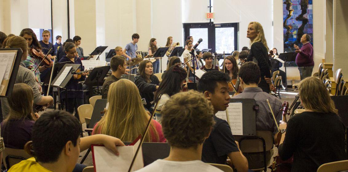 Student musicians’ POPS concert finale mass rehearsal goes smoothly