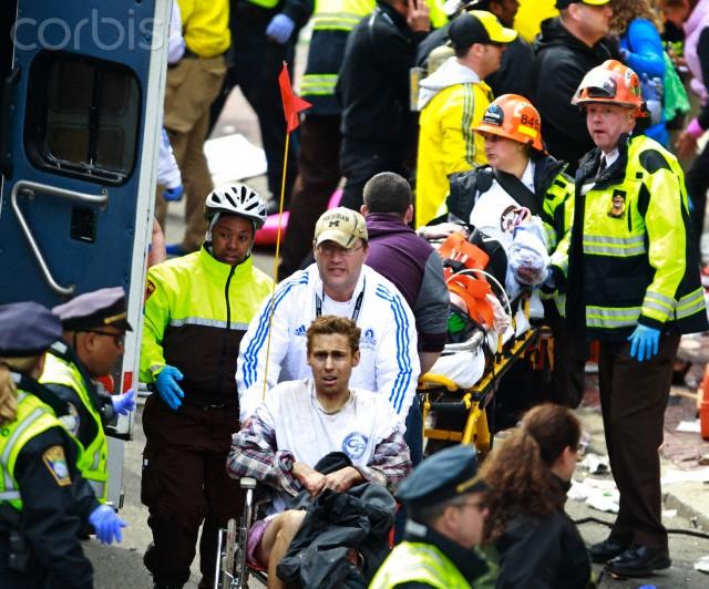 Onlookers shocked by bombing at Boston Marathon