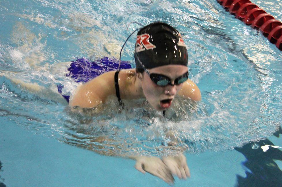 Girls Swimming and Diving can practice up to 15 hours a week. “People are willing to try to be better and put in the effort to be better,” senior captain Anna Matenaer said.