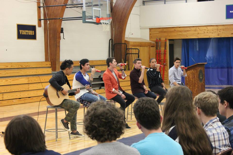 Midnight Red performs during the Homecoming Kickoff assembly.  