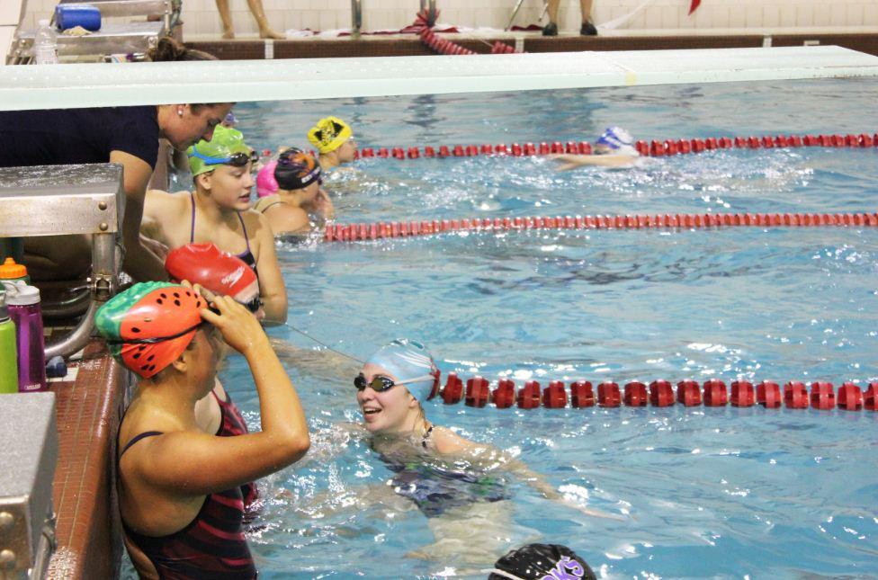 Gallery: Girls Swimming and Diving prepare intensely for meets