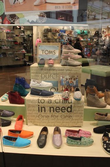 Toms shoes are quick to put on and popular this fall. 