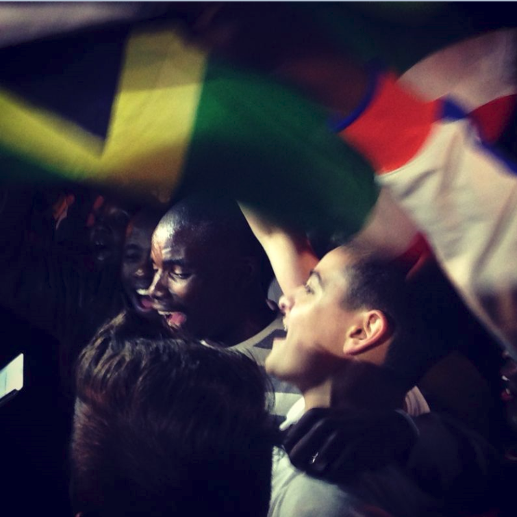 South Africans mourn the loss of Nelson Mandela by holding vigil outside his home Johannesburg, South Africa on Dec. 5. “I think that we were remembering his legacy even before he died,” sophomore Calla Saunders said.