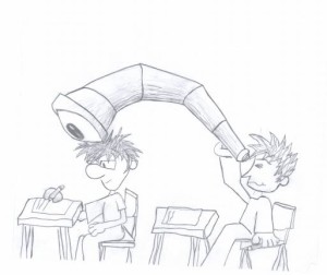 An intense academic environment may lead to cheating. “It’s my opinion that school has become about passing a test and not about actually learning,” senior Connor Allen said.