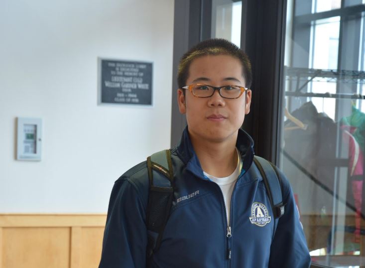 Sophomore Alex Qin moved to the United States two years ago and currently lives with senior Philip Swanson. “My mom is going to go back to China in January, because her visa won’t allow her to stay more than half a year,” Qin said.