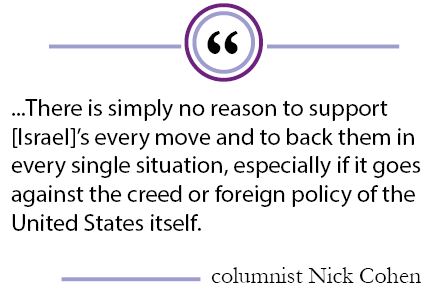 Column: United Statess categorical support for Israel should adjust with changing times