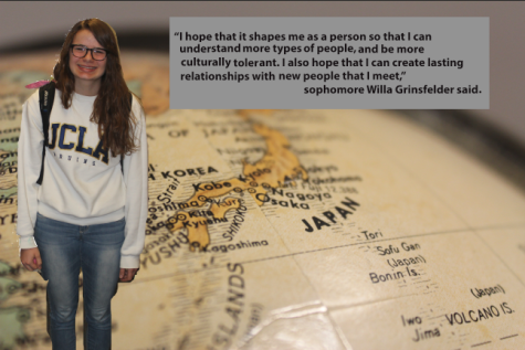 Sophomore Willa Grinsfelder heads to Japan