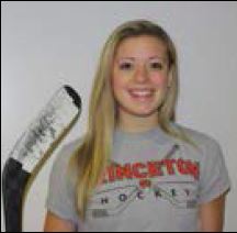 Senior Alev Baysoy plans to attend Princeton University in the fall where she will play hockey.
My goal for next year is to excel on the ice by always giving 100%," Baysoy said.