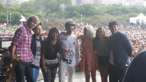 Schoonover takes the stage at Lollapalloza