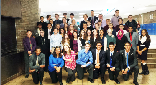 THE SPA Debate team  poses for a photo after the tournament at Blaine Oct. 11.  “It’s a fun thing to do and it really improves your public speaking skills, junior Liza Bukingolts said.  The teams have ranked first or second in every competition so far this fall.