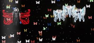 Junior Claire Walsh (first butterfly on the left) performs in The Magic Flute last spring.
