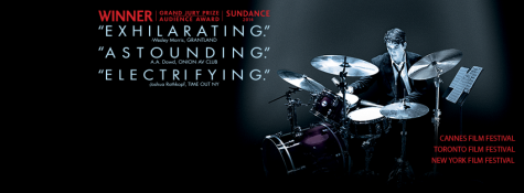 In gripping story about what it takes to be a musical star, Miles Teller plays an aspiring jazz drummer in Whiplash.