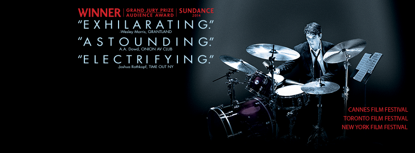 In gripping story about what it takes to be a musical star, Miles Teller plays an aspiring jazz drummer in Whiplash.