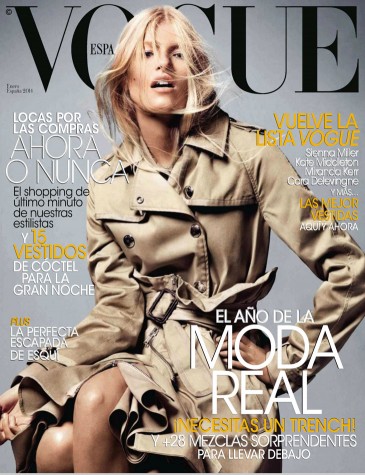 Louise Parker on the cover of Vogue Spain.