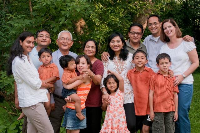 Freshman Maya Shrestha and her Family pose for a picture in 2009. Her family members were affected by the earthquake, but all are safe. "We've contacted all of our relatives who live there, everyone is shaken up but safe," Shrestha said.  