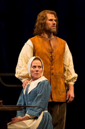 Erik Heger plays John Proctor in The Crucible.