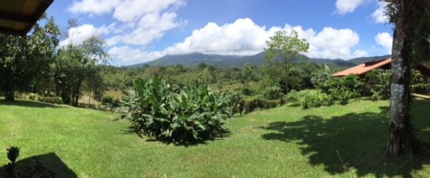 The view from the deck at Finca la Anita, where students were allowed to work, provided a different atmosphere for study.