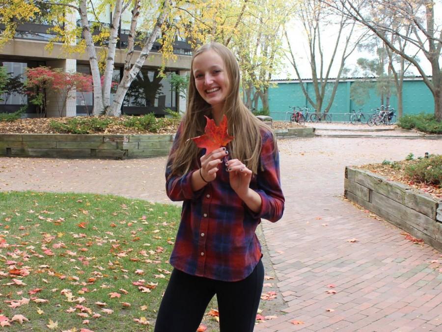 Junior A.M. Roberts has her fall wardrobe ready. "I'm looking forward to wearing flannels, big sweaters, and tall boots."I'm looking forward to wearing flannels, big sweaters, and tall boots," Roberts said.