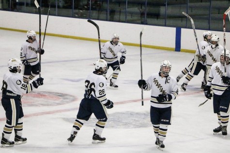 Boys Varsity Hockey defeats Simley High School 7-0
