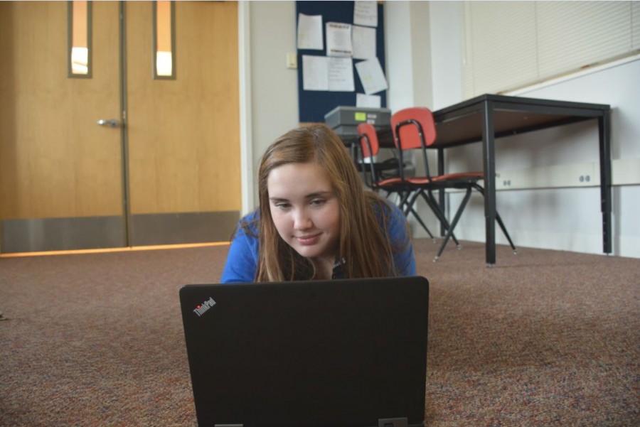 FRESHMAN KENZIE GIESE likes to binge watch shows like Gossip Girl and One Tree Hill. "If you watch shows with drama in them like Gossip Girl and One Tree Hill,... you can learn things that you can use in everyday life like social skills and how to build relationships with people," Giese said.