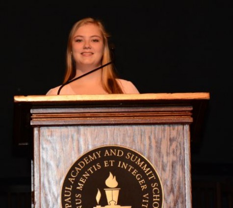 November’s seniors describe important life experiences in speeches