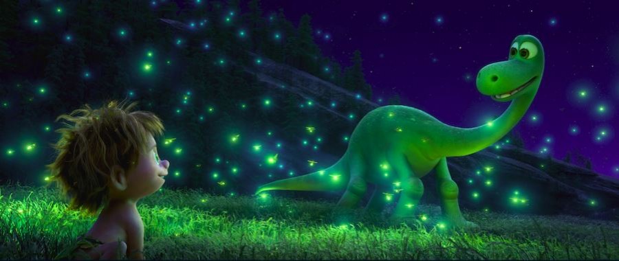 The Good Dinosaur tells the story of a dinosaur named Arlo and a human named Spot. 