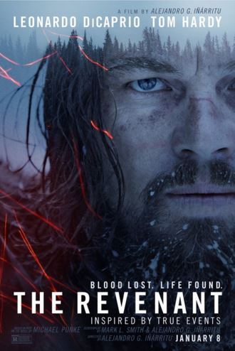 "The Revenant" features Leonardo DiCaprio as Hugh Glass, a man who's left stranded in the middle of the wilderness after his hunting team abandons him.