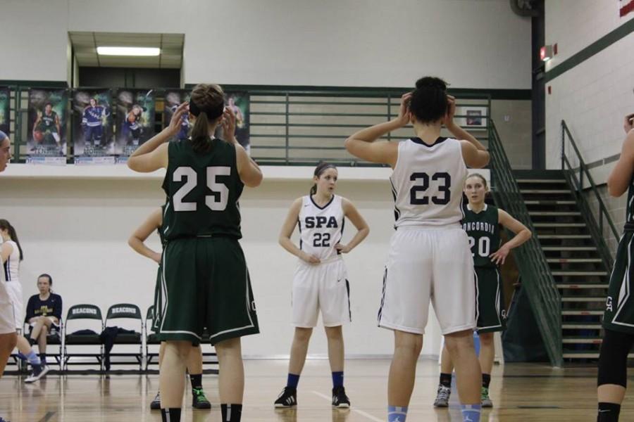 The St. Paul Academy and Summit School Girls Varsity Basketball team lost 17-56 against Concordia Academy at Concordia Academy on Mar. 3.