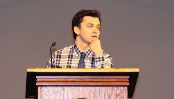 "The worst part about it wasn’t that I was crying, but it was just how guilty the crying made me look. Why would I be crying if I didn’t do it? This realization made me cry even more," senior Justin Zanaska said in his speech.