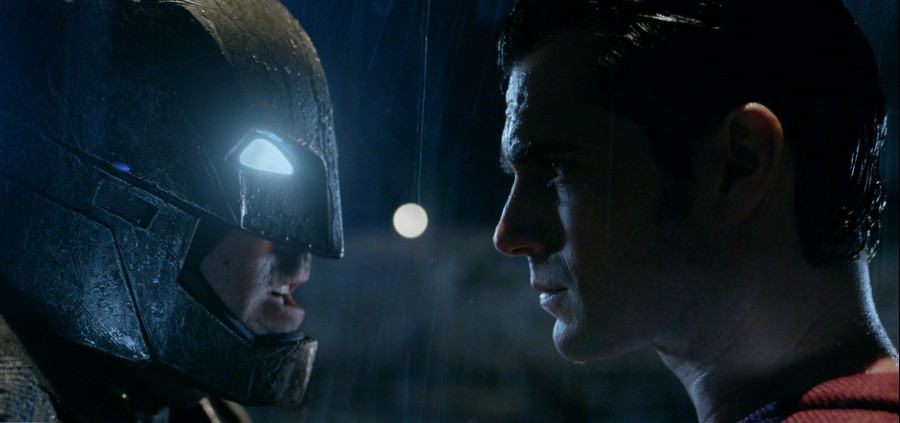 Clark Kent (Henry Cavill) and Bruce Wayne (Ben Affleck) face off in DC's newest venture, Batman V Superman: Dawn of Justice