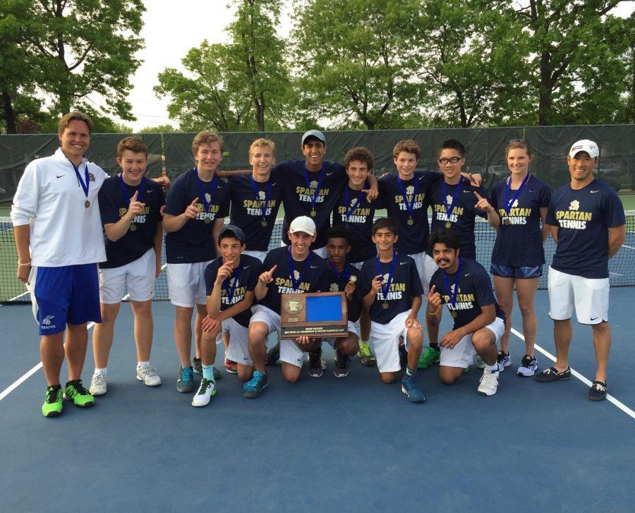 The Boys Varsity Tennis team will play in the state tournament for the first time since 2008 when they won the state championship.