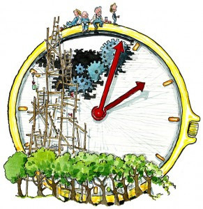 Taking high efficiency breaks over the course of the day instead of trying to do all of one's work in a huge chunk increases productivity and reduce stress. 