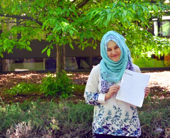 Noor Qureishy has been named the Al Neuharth Free Spirit Scholar for the state of Minnesota.  she will attend the Free Spirit conference June 18-25. The point of the conference is to provide resources for students who want to go into a journalism career in the future, she said.