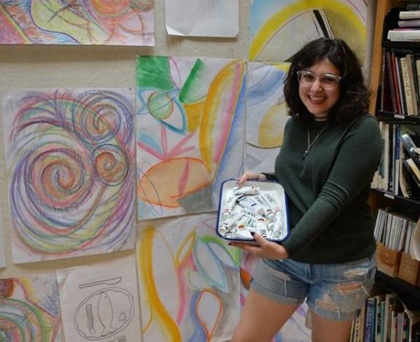 Junior Mira Zelle enjoys working on her art and taking classes at Studio Seven art studio. She enjoys art so much that she believes her art is a part of her personality. “I don’t see it as a hobby. It’s more just like a thing I do, like breathing or eating.” Zelle said.