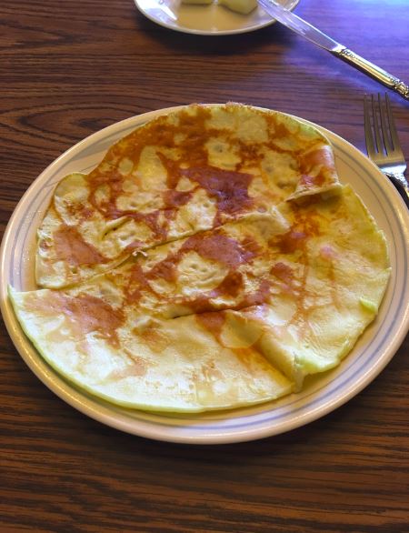 A perfectly cooked Swedish pancake.
Photo Credit: Lauren Boettcher