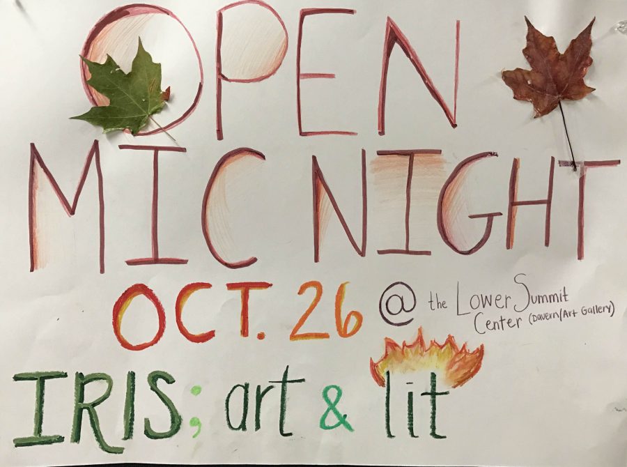 Iris hosts open mic night to spread love of art and literature