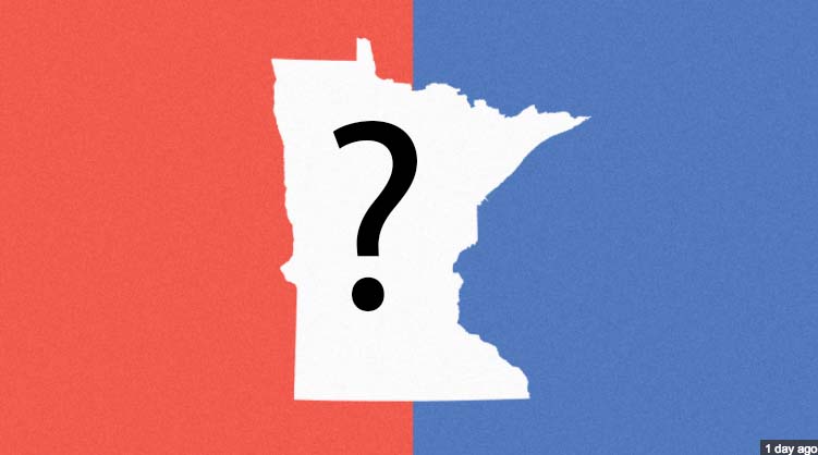 Minnesota has voted Democrat in the presidential election since 1972.