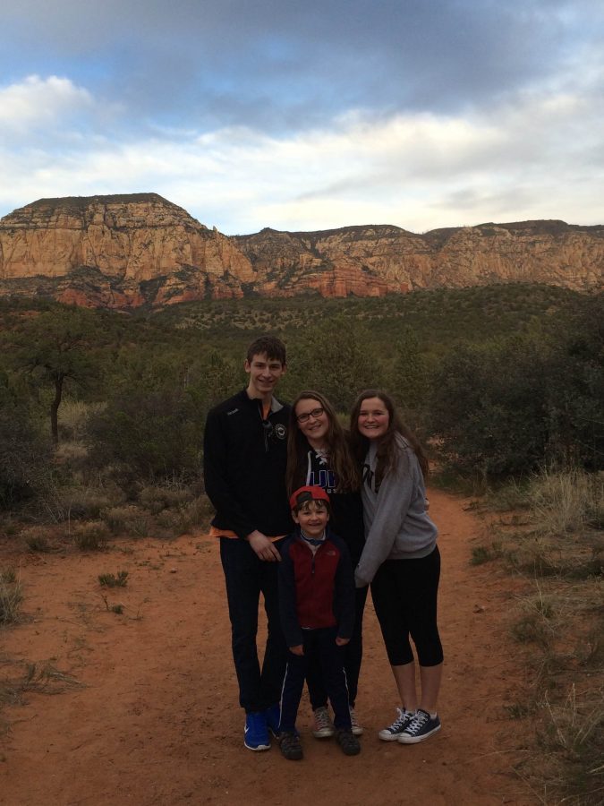 Family on vacation. Every Romans child who has gone to SPA. "Almost anything that I struggled with, they had already experienced or witnessed, and always had the best advice.” Sophomore Betsy Romans said. 