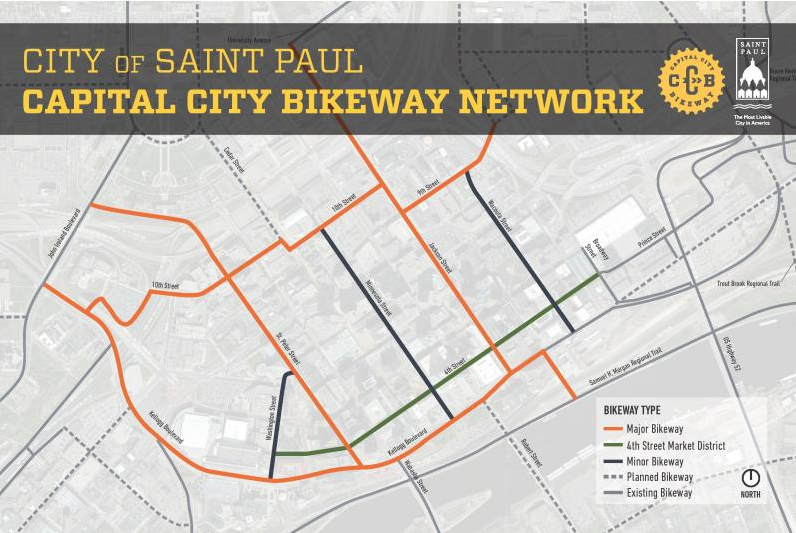 Although they are only planning on building a small section on Jackson street in 2017, many students like Isabel Dieperink are excited about this addition to St. Paul. “Making bike paths more available and safe will be really helpful for everyone.” 