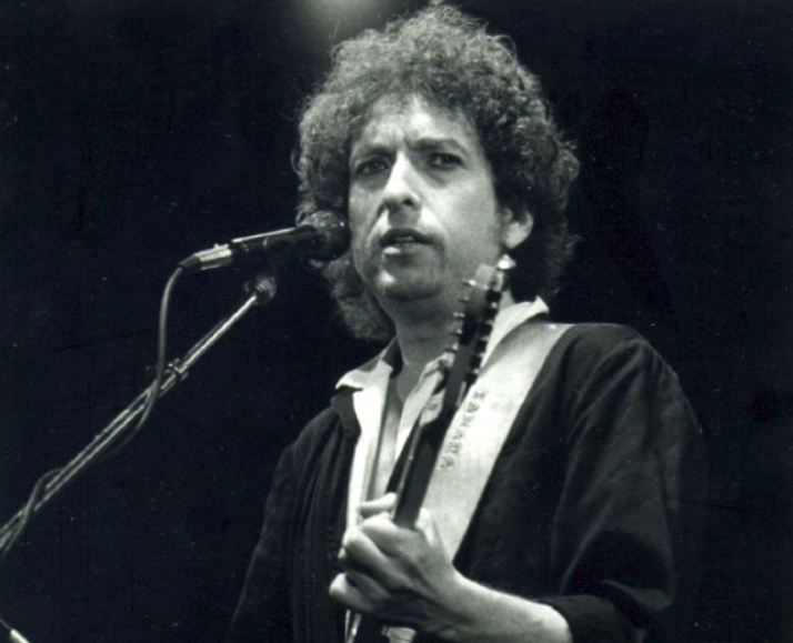 Bob Dylan performing at one of his many concerts. Photo credit: