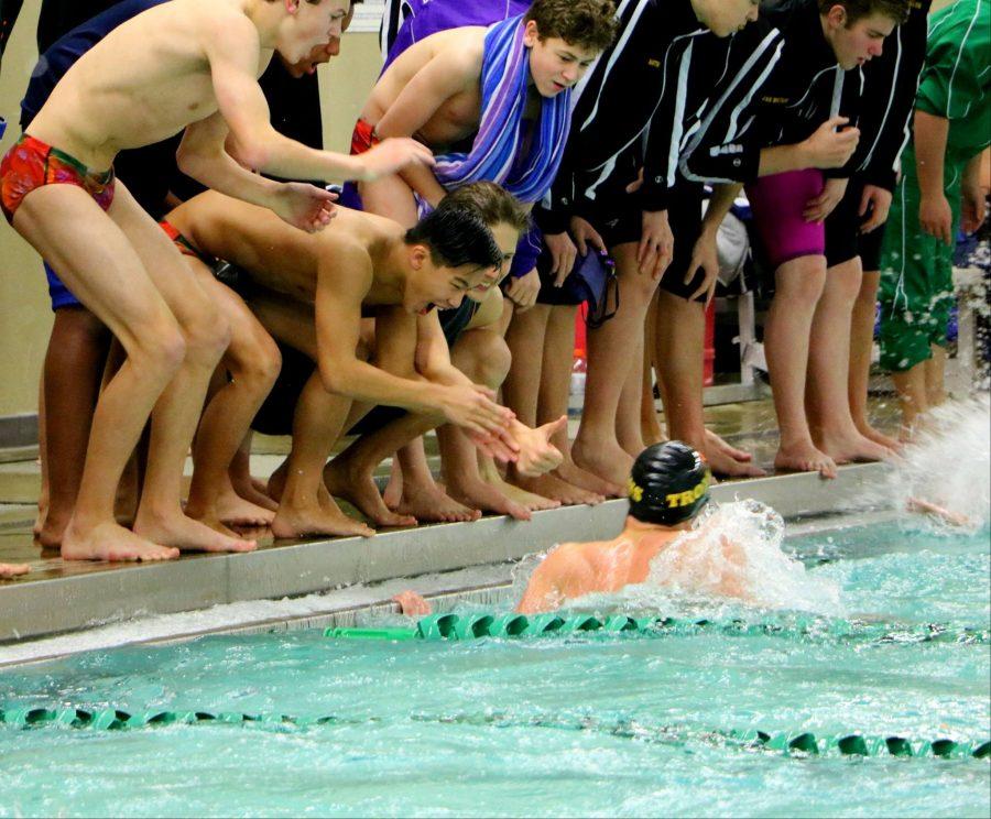 Trojans Boys Swim team earns fifth place