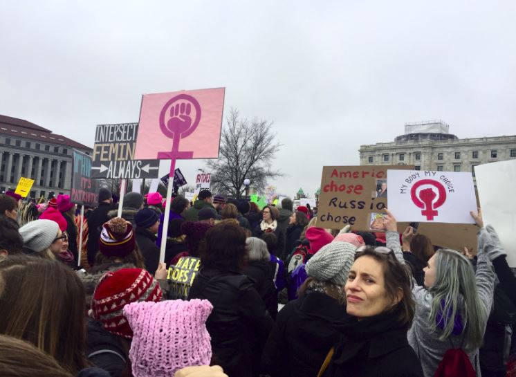 Womens+Marches+took+place+globally+on+Jan.+21.+Although+they+are+a+step+towards+change%2C+much+more+work+must+be+done.+