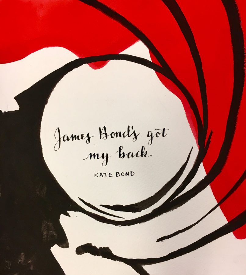 "James Bond's got my back," senior Kate Bond said during her senior speech on Nov. 29.