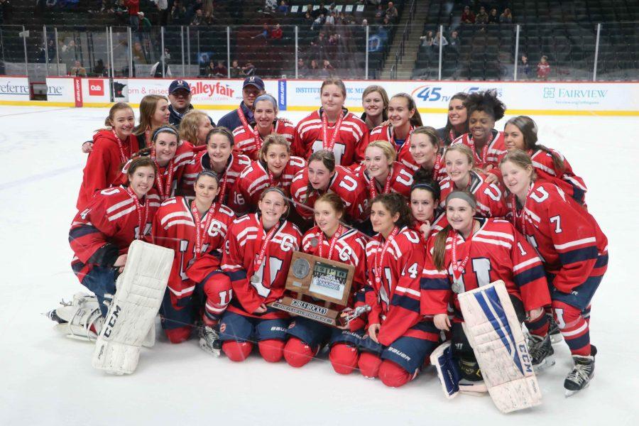 The SPU players pose for a photo after winning second place in the state championships.