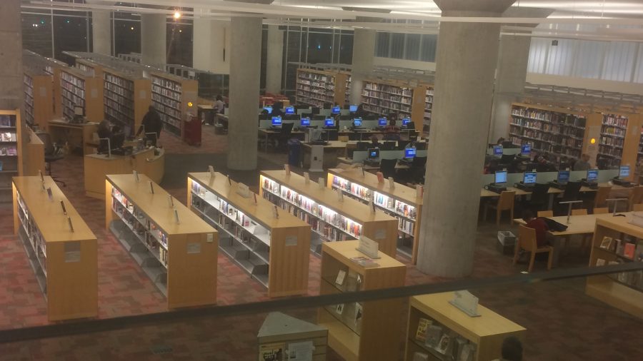 The first floor of Minneapolis Central Library