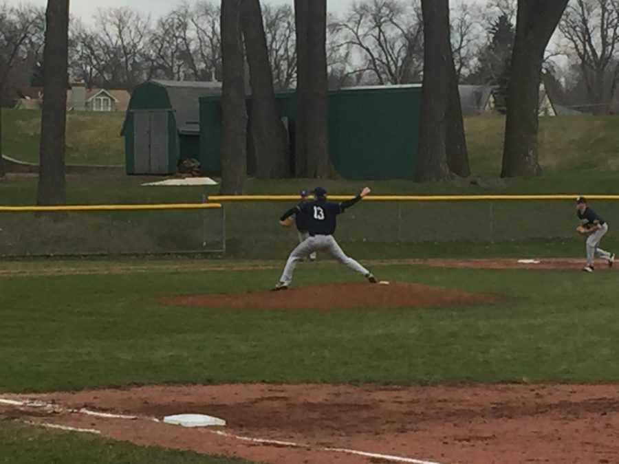 Senior pitcher Emerson Egly had a dominant performance Thursday.