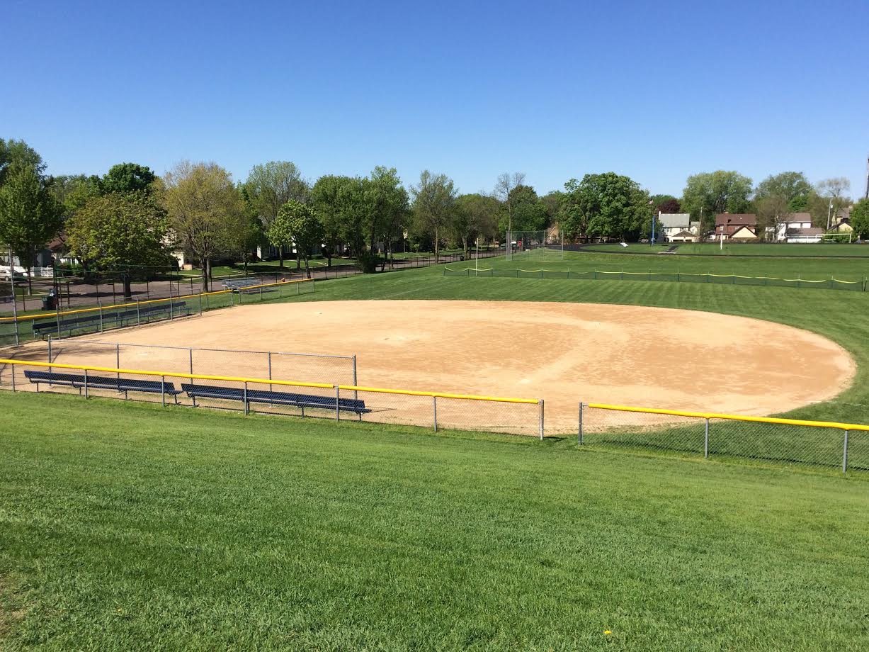 On game days, the site of the team spirit brought out by the team's music is the home softball diamond at the Randolph Campus. 
