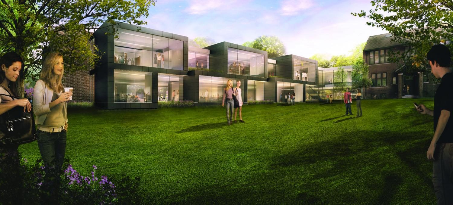 An Artist's rendering of what the New Schilling center will look like